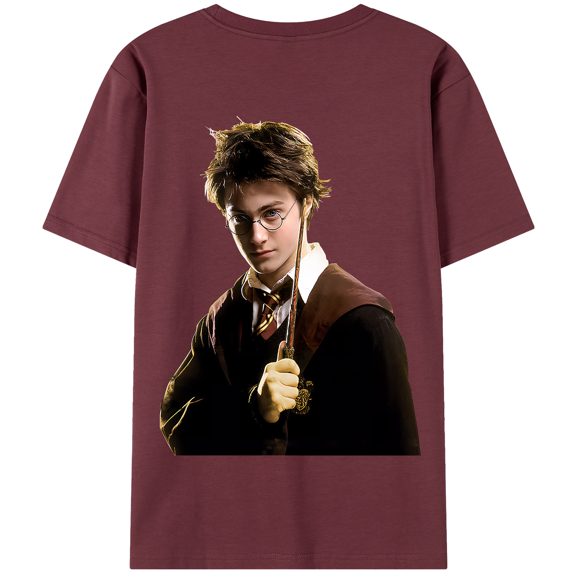 （画像用） Harry Potter ハリー・ポッターシリーズ 綿100％半袖Tシャツ（背面プリント）